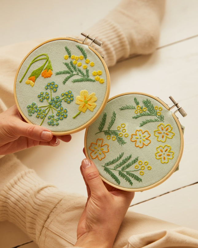 DMC Mindful Making Duo Embroidery Kit The Quiet Garden TB169