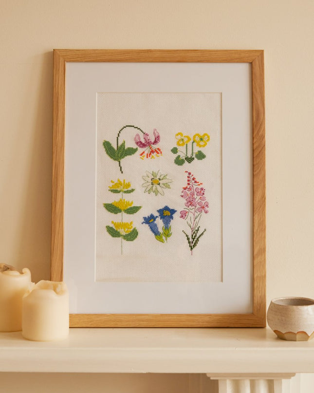 DMC Mindful Making  Cross Stitch Kit - The meadow Flowers BK1952