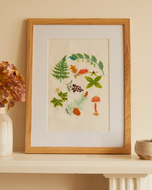 DMC Mindful Making The Woodland Glade Cross Stitch Kit BK1951