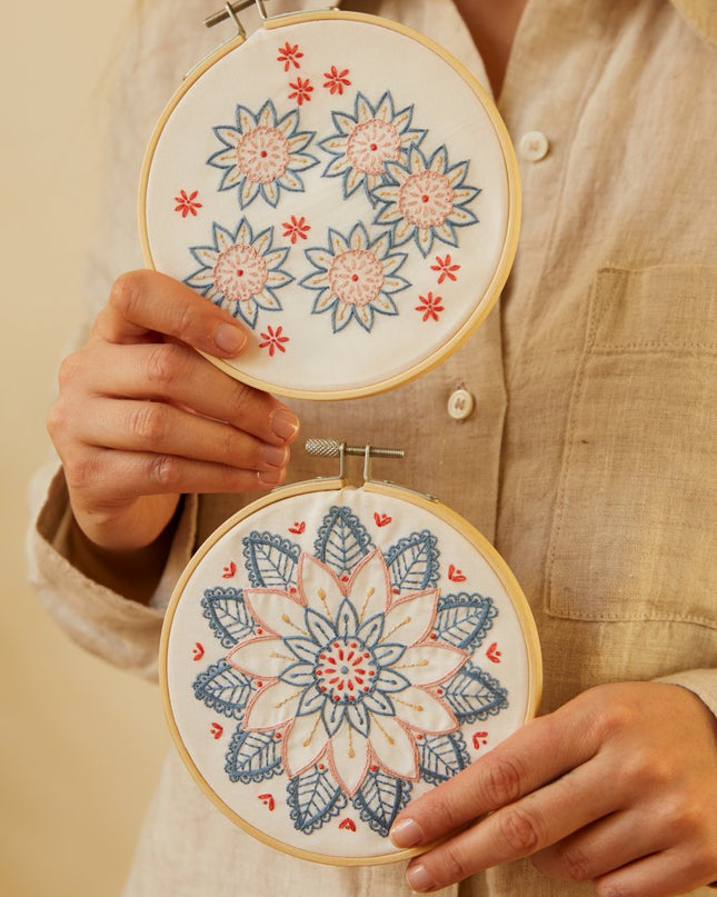 DMC Mindful Making Duo Embroidery Kit The Mindful Mandala TB168