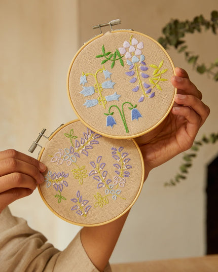 DMC Mindful Making Duo Embroidery Kit The Soothing Spring TB164