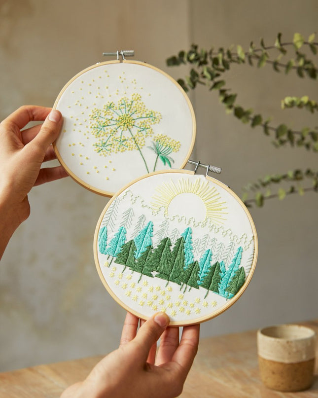 DMC Mindful Making Duo Embroidery Kit The Woodland Walk TB166