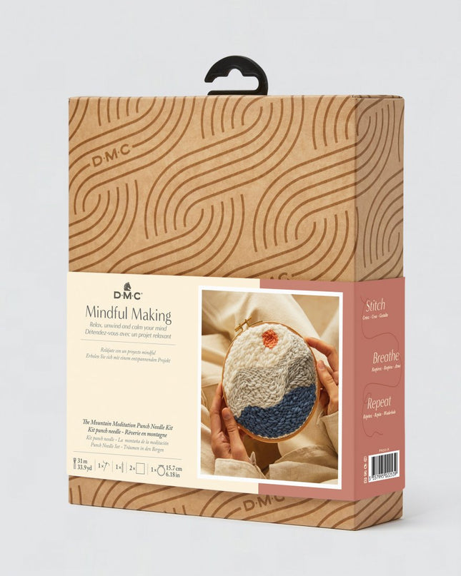 DMC Mindful Making Punch Needle Kit The Mountain Meditation
