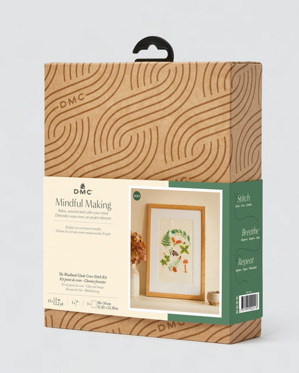 DMC Mindful Making The Woodland Glade Cross Stitch Kit BK1951