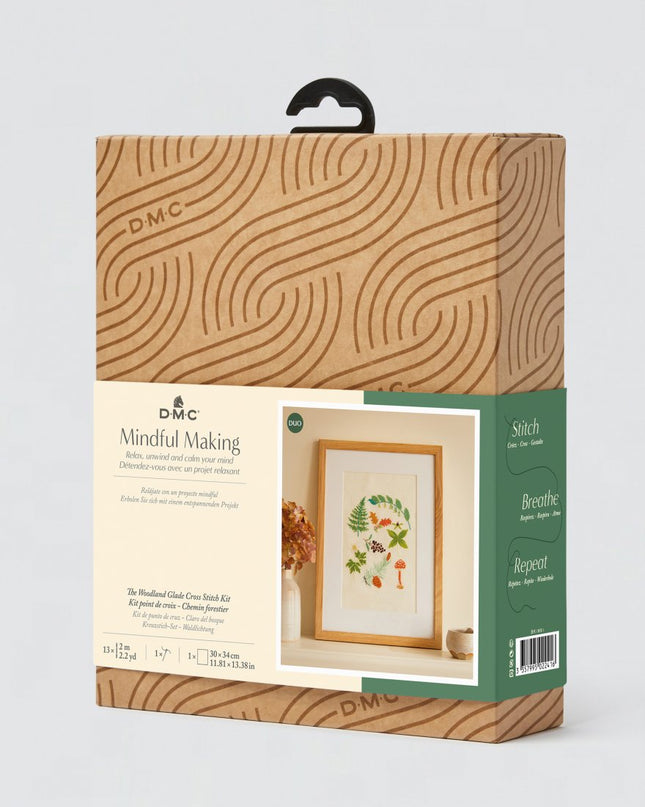 DMC Mindful Making The Woodland Glade Cross Stitch Kit BK1951
