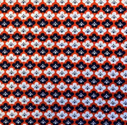 Fabric Kyoto Collection CHERRY BLOSSOM ORANGE
