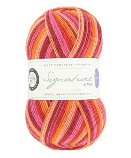 WYS Signature 4ply Winwick Mum Seasons Summer Sunset 881