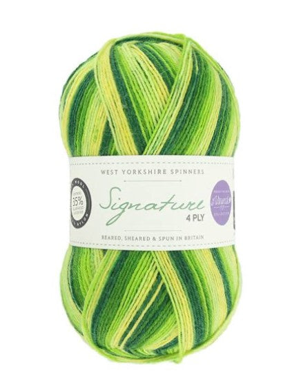 WYS Signature 4ply Winwick Mum Seasons Spring Green 882