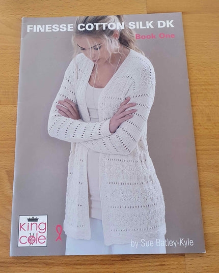 King Cole Finesse Cotton Silk DK Pattern Book One