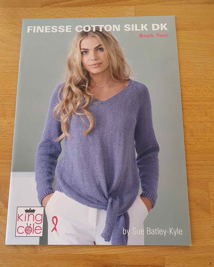 King Cole Finesse Cotton Silk DK Pattern Book Two