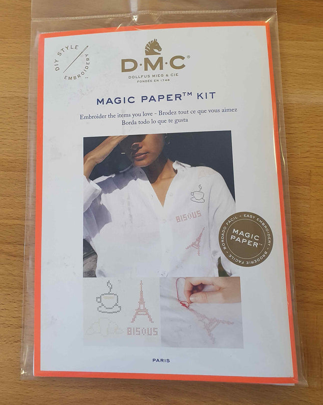 DMC Magic Paper Kit Cross Stitch Paris FK203
