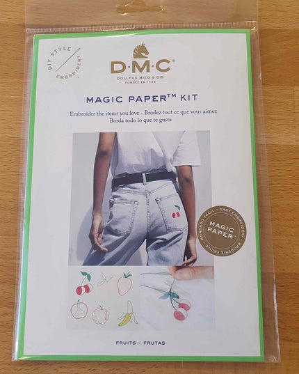DMC Magic Paper Kit Embroidery Fruits FK102
