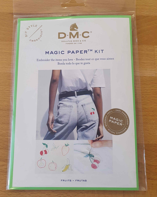 DMC Magic Paper Kit Embroidery Fruits FK102