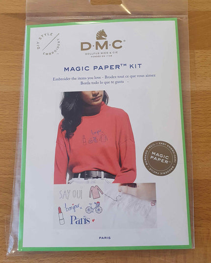 DMC Magic Paper Kit Embroidery Paris FK103