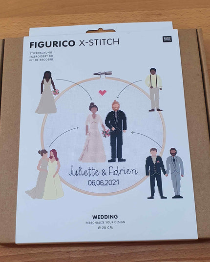 Rico Figurico Cross Stitch Kit Wedding *