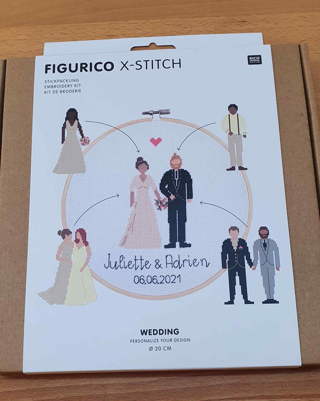 Rico Figurico Cross Stitch Kit Wedding *