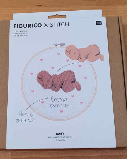 Rico Figurico Cross Stitch Kit Baby *