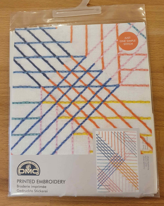 DMC Embroidery Kit Geometry Rules Parallel Lines TB110 *