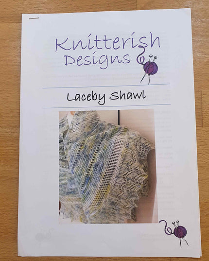 Knitterish Designs Knitting Patterns Laceby Shawl