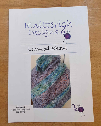 Knitterish Designs Knitting Patterns Linwood Shawl