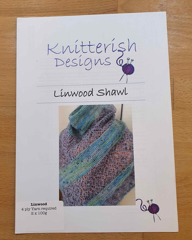 Knitterish Designs Knitting Patterns Linwood Shawl