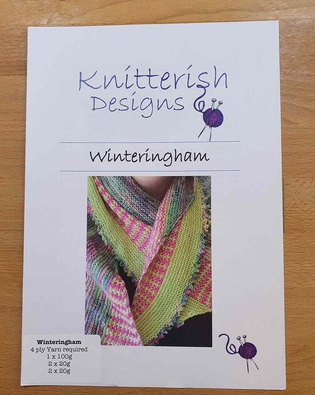 Knitterish Designs Knitting Patterns Winteringham Shawl