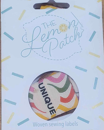 The Lemon Patch Woven Sewing Label UNIQUE