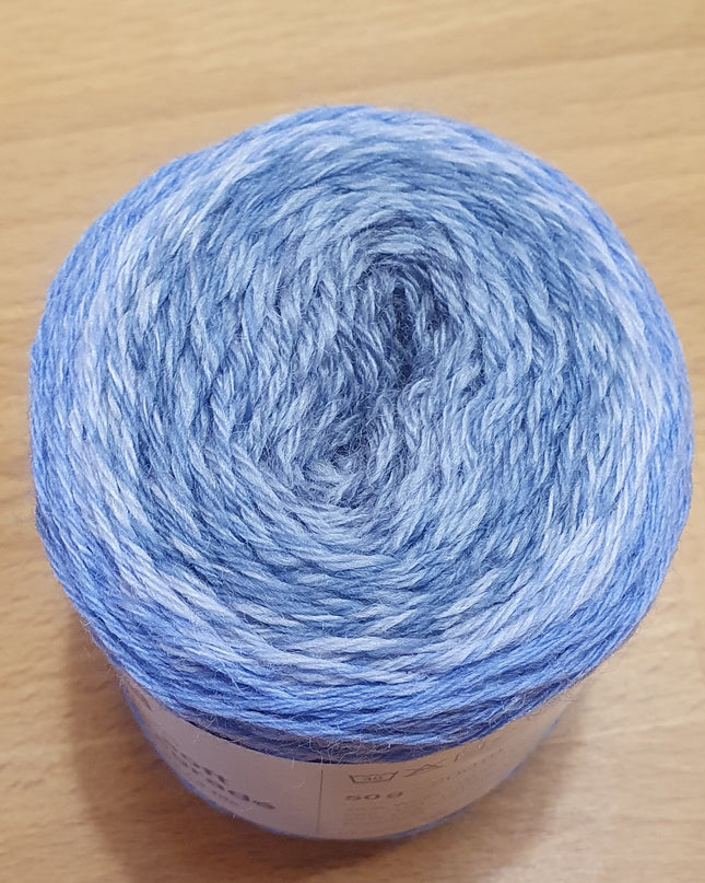 Rico Socks Super Soft Super Degrade 4 Ply 009 Blue