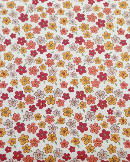 Fabric The Crafty Pie Cotton Viscose DITSY FLORAL LIGHT