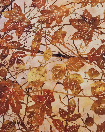 Fabric Jason Yenter Cotton FALLING LEAVES 6FLS-1