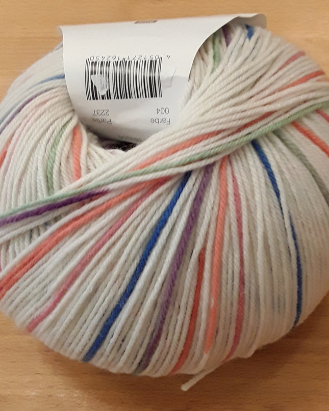 Rico Superba Cashmeri Luxury Socks 4 ply Multi 004