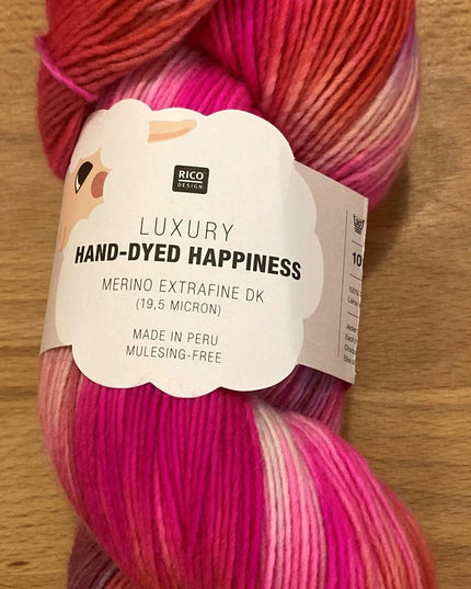 Rico Luxury Hand Dyed Happiness DK Fuchsia 003