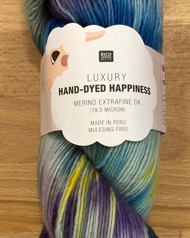 Rico Luxury Hand Dyed Happiness DK Green 008