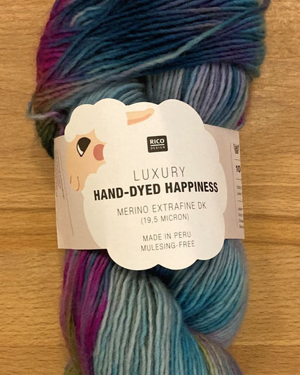 Rico Luxury Hand Dyed Happiness DK Teal 010