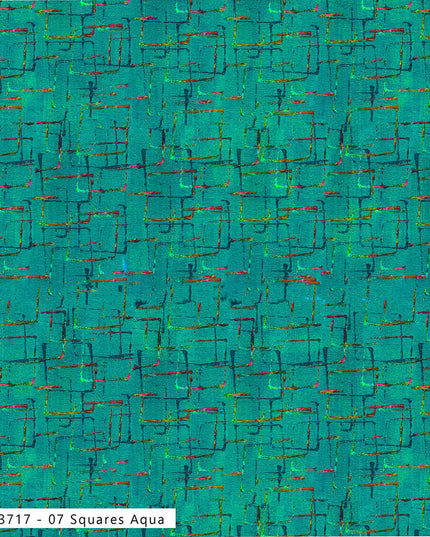 Layers Of Time SQAURES AQUA