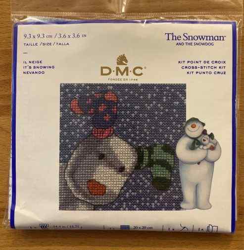 DMC The Snowdog mini kits Cross Stitch It's Snowing BL1181