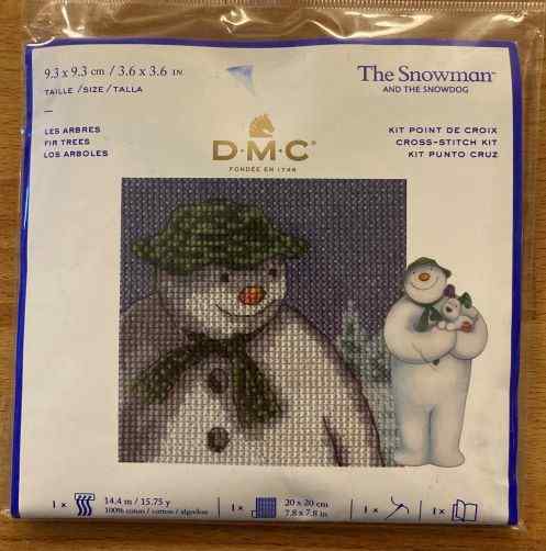 DMC The Snowman mini kits Cross Stitch Fir Trees BL1178