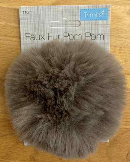 Pompom Faux Fur Mink 11cm TTPOM12MINK