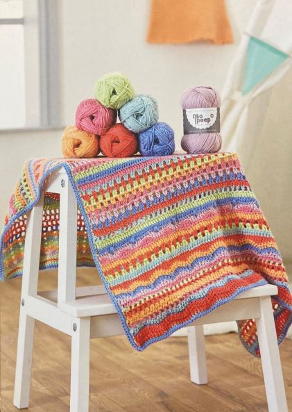 WYS Carousel Crochet Baby Blanket