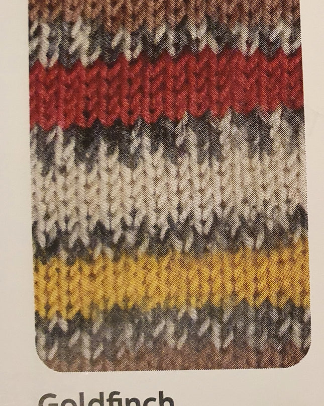 WYS Signature 4Ply Country Birds Goldfinch 840