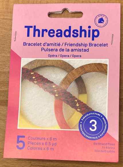 DMC Threadship Friendship Bracelet Kit TSHMINI7