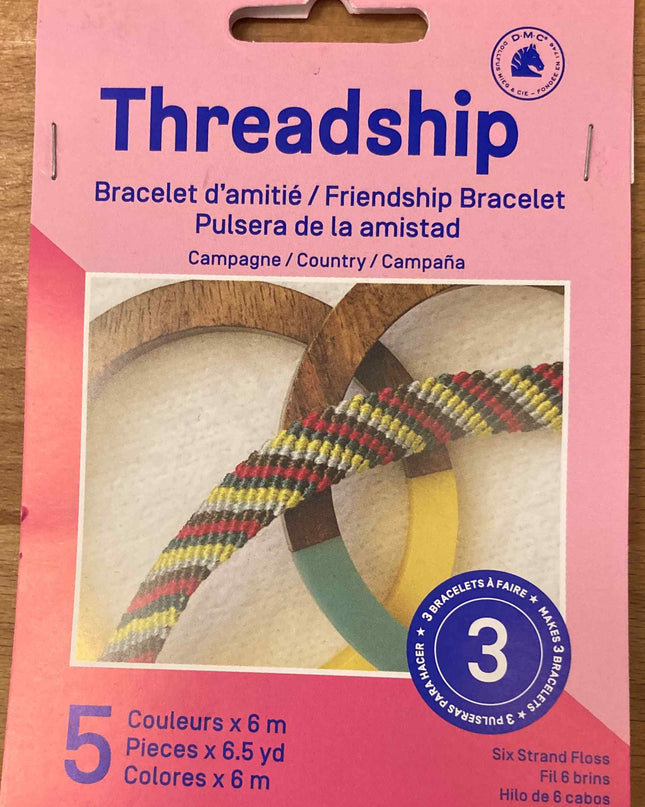 DMC Threadship Friendship Bracelet Kit TSHMINI2