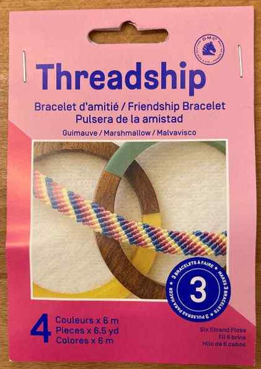 DMC Threadship Friendship Bracelet Kit TSHMINI3