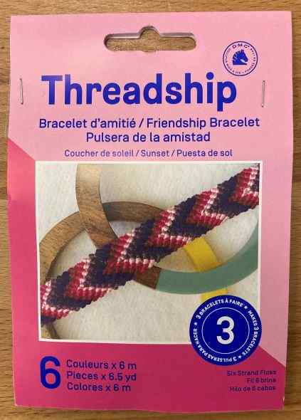 DMC Threadship Friendship Bracelet Kit TSHMINI6