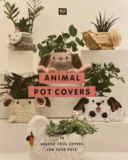 Ricorumi crochet Animal Pot Covers