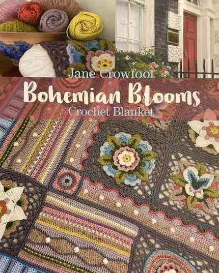 Janie Crow Crochet Blanket Bohemian Blooms