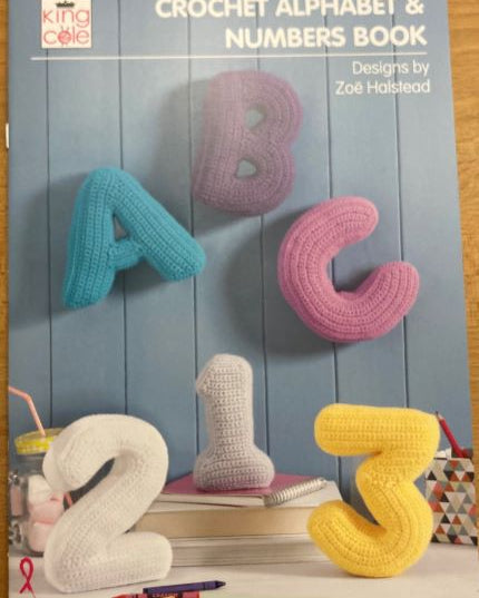 King Cole Crochet alphabet and numbers