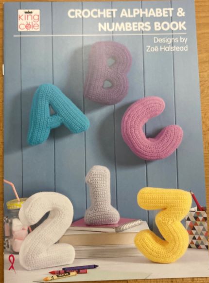 King Cole Crochet alphabet and numbers