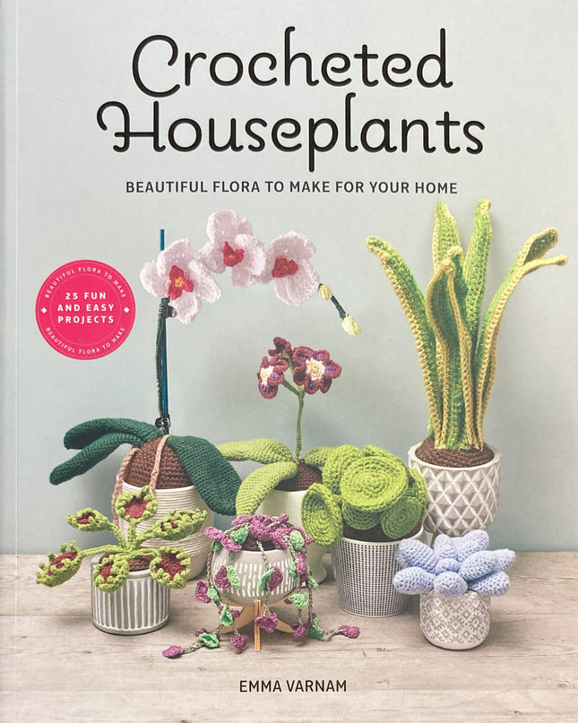 Book Crocheted Houseplants