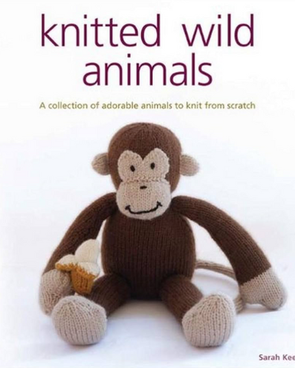 Book Knitted Wild Animals